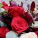 Двухцветный букет с розами