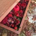 Коробка с цветами и конфетами Raffaello